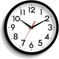 DAXSMY 12 Inch Wall Clock Silent Non-Ticking Battery Operated Analog Clock by DAXSMY