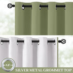 Yakamok 100% Blackout Curtain Panels 84 inches Cold and Light Blocking Drapes - Image 2