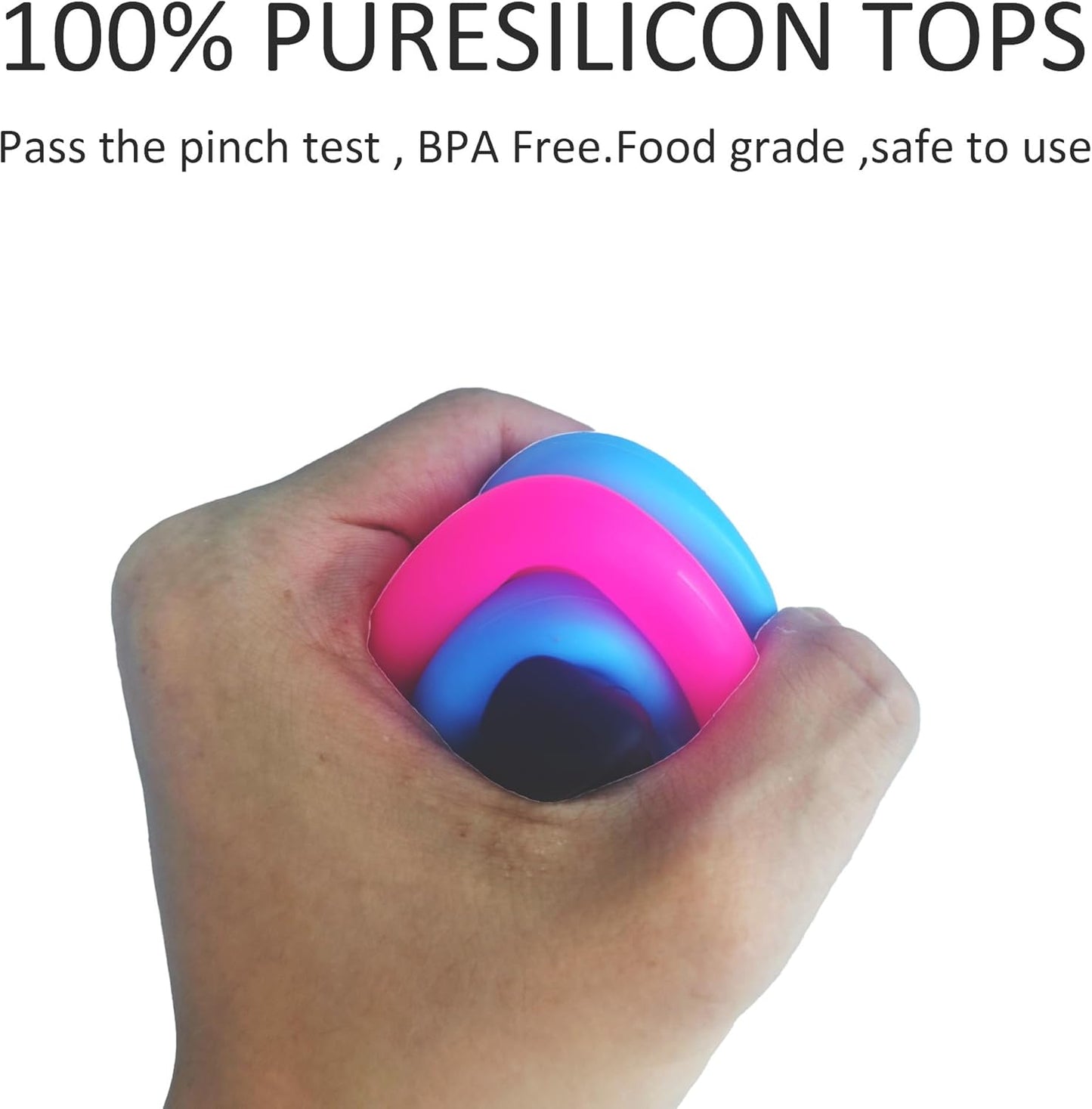 pson 9Pcs Silicone Straw Tips, Food Grade Reusable Flexible Elbow Tips Fit for 8mm Stainless Steel Metal Straws(Black)