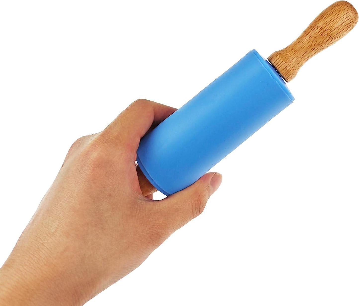 18 Pack Small Rolling Pin for Kids, 9 Inch Kids Rolling Pin for Home Kitchen (6 colors)