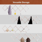 SCUNDA Rustic Wall Mounted Coat Rack - Image 4