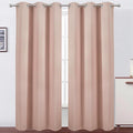LEMOMO Blush Thermal Blackout Curtains/42 x 95 Inch/Set of 2 Panels Room by Lemomo