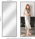Koonmi 71"x30" Floor Mirror Full Length, Bedroom Floor Body Mirror - Image 6