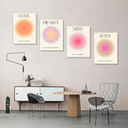 NCYEL 4 colorful abstract halo posters angel number positive energy - Image 6