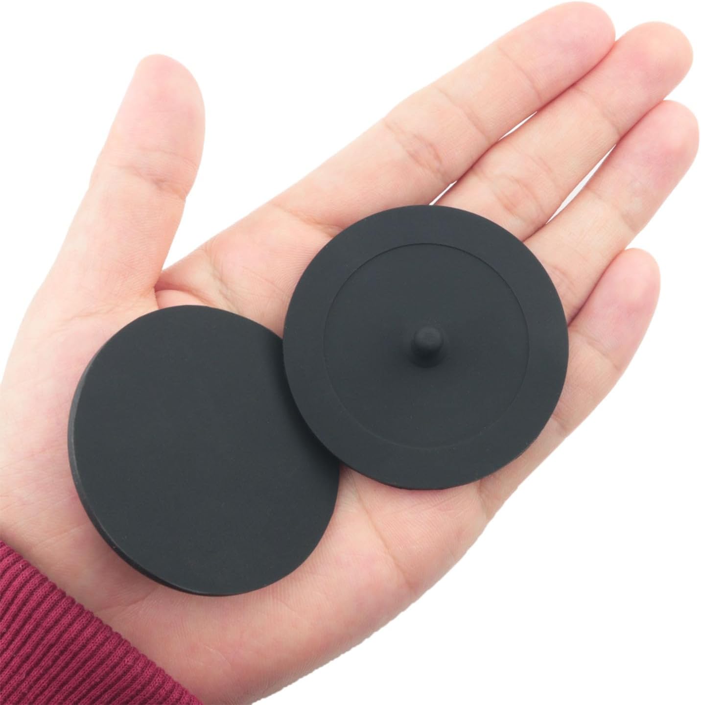 2pcs Backflush Tray Blind Insert Port Filter Tray Cleaner 51mm Blind Coffee Machine Handle Cleaning Blind For Espresso Machines