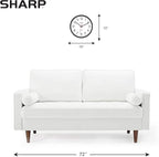 Sharp Wall Clock Silent Non Ticking 10 Inch Quality Quartz Battery Operated - Image 4