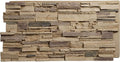 EverStone Cascade Faux Stone Panel, 48 5/8"W x 24 3/4"H x 1 1/4"D, Adobe Color by EkenaMillwork