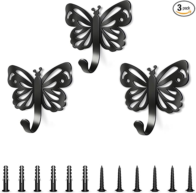 Midukit Butterfly Design Wall Hooks by midukit