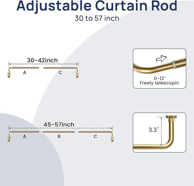 ENJOYBASICS Blackout Curtain rod - Image 5