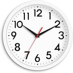 DAXSMY 12 Inch Wall Clock Battery Operated Silent Non Ticking Analog Modern by DAXSMY
