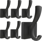TOFIIGREM Black Towel Hooks Coat Hooks by TOFIIGREM