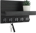 Lwenki Key Holder for Wall, Decorative Key and Mail Holder by Lwenki
