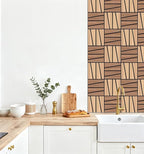 WoveN SounD Artisan Acoustic Wall Panels, 16 Pack 12x12 Inch, PVC Wood Grain - Image 9