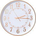 Wall Clock Modern Non-Ticking Battery Operated Silent Wall Clocks Simple Style by BAKBRAND
