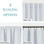 RYB HOME Small Window Curtains - Image 7