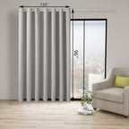 BONZER Room Divider Curtain Total Privacy Wall Extra Wide Grommet Room - Image 4