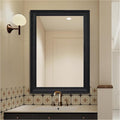 30" x 36" Rustic Wooden Framed Wall Mirror by nolsia
