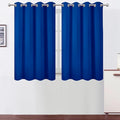 LEMOMO Blackout Curtains 66 x 54 Inch Long Royal Blue Curtains Set of 2 Panels by Lemomo