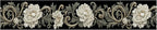 Beige Floral Scroll Wallpaper Border 196x4 Inch Peel and Stick Wall Border - Image 2