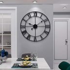 LEIKE 16" Large Wall Clocks Battery Operated, Round Modern Silent Non-Ticking by LEIKEWALLCLOCK