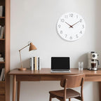 Mosewa Large Wall Clock Battery Operated 16 Inch White Silent Non Ticking - Image 7