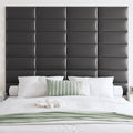 IFNOW Wall Mounted Upholstered Headboard Full, 3D Peel and Stick Soundproof by IFNOW