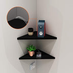evron Corner Mounting Shelf Set of 2 – Easy to Install Floating Wall Shelves - Image 5
