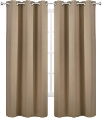 LEMOMO Natural Thermal Blackout Curtains/42 x 95 Inch/Set of 2 Panels Room - Image 2