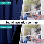 NICETOWN 100% Blackout Curtains 108 inches Long, Noise Reduction Window - Image 4