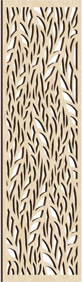15 3/8"W x 39 3/8"H x 1/4"T Ortonville Decorative Fretwork Wood Wall Panels by EkenaMillwork