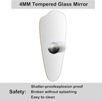 Irregular Wall Mirror Asymmetrical Mirror, Decorative Modern Mirror, Tempered - Image 7