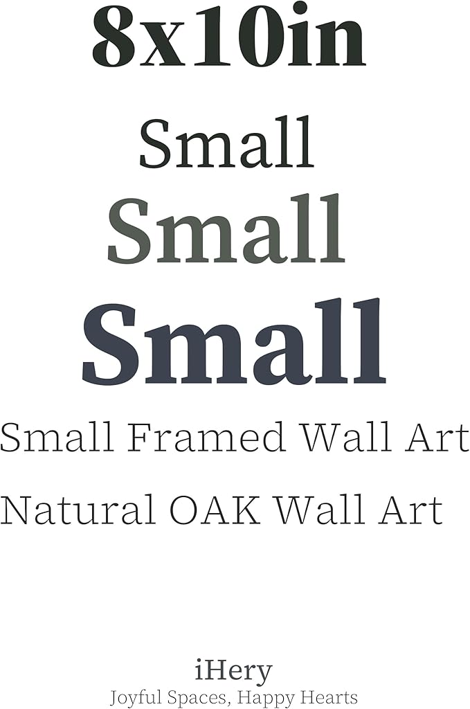 iHery Small Natural OAK Wood Hepburn Newspaper Trendy Bathroom Wall Decor - Image 2