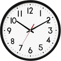 HZDHCLH Wall Clock Black, Silent Wall Clocks Battery Operated 8 Inch Modern Non by HZDHCLH