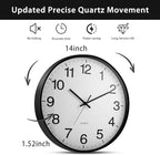 Inbagi 8 Pcs Wall Clock Large Silent Battery Operated Wall Clocks Modern Non - Image 2