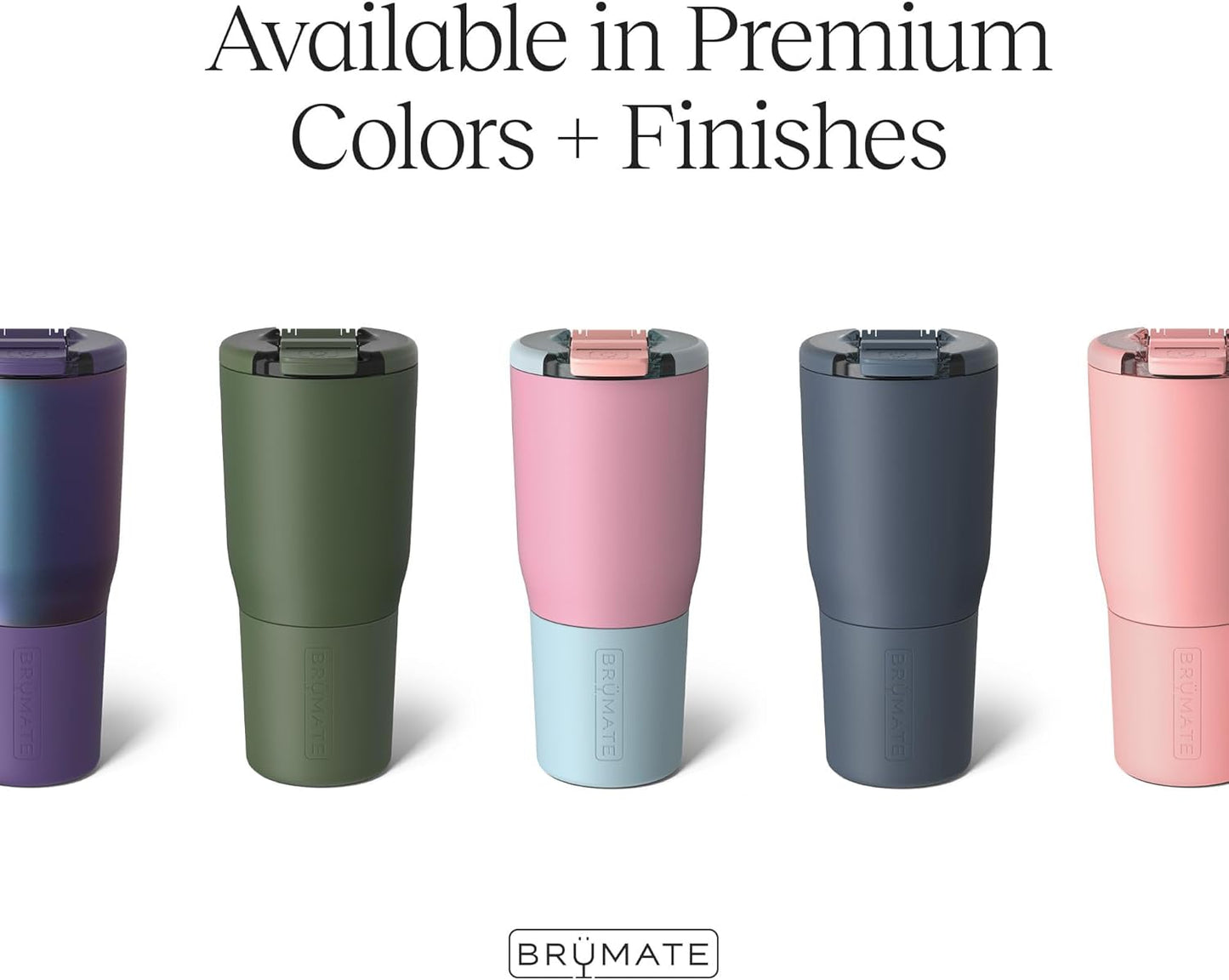 BrüMate Nav 25oz 100% Leak Proof Insulated Travel Tumbler with Magnetic BevLock™ Lid - Double Wall Cup-Holder Friendly Stainless Steel Mug (Lavender)