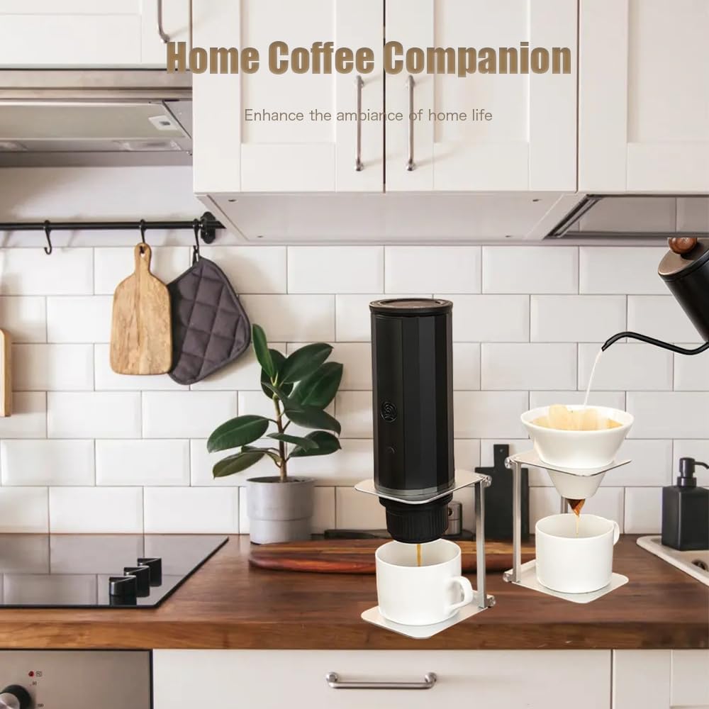 Pour Over Coffee Stand, Espresso Machine Stand with Base, Pour Over Coffee Dripper, Perfect for Office, Home, Camping
