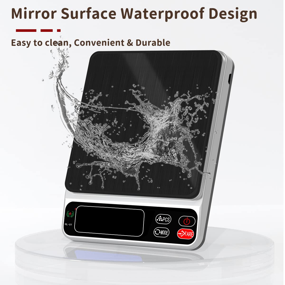 Food Scale,Mini Pocket Jewelry Scale,3kg/0.1g Cooking Portable Food Scale，Scales Digital Weight Grams，Baking Scale，Scales Digital Weight Food， Auto Off, Tare, PCS,LCD Display