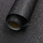 Black Silk Wallpaper Embossed Self Adhesive Peel and Stick Wallpaper Contact by Abyssaly