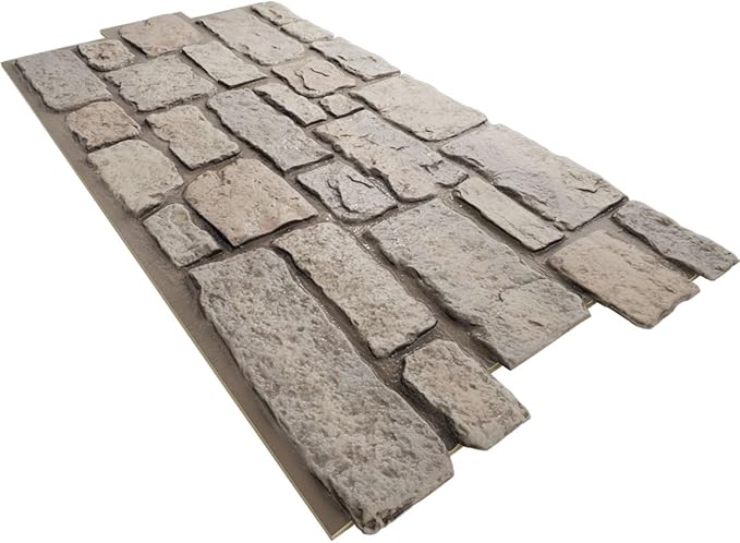 EverStone Cobblestone Faux Stone Panel, Shadow Moss Color - Image 6