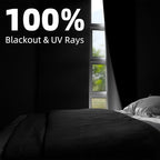 NIGHTON Portable Blackout Curtains 40"×59", Strong Hook and Loop Tape Strips - Image 2