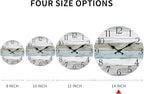 Wall Clock, 14 Inch Wall Clocks Battery Operated Silent Non Ticking, Large - Image 2