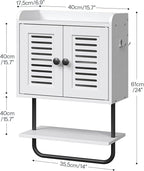 HOOBRO Medicine Cabinet, Double Doors Bathroom Wall Cabinet - Image 3