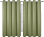 LEMOMO Sage Green Thermal Blackout Curtains/52 x 54 Inch/Set of 2 Panels Room - Image 2