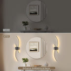 Battery Operated Wall Sconce Set of 2, Dimmable Modern LED Rechargeable Wall - Image 6