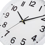 HZDHCLH White Wall Clocks Battery Operated 12 inch Silent Non Ticking Modern - Image 5