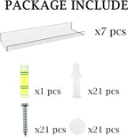 RLAVBL 7 Pack Acrylic Shelves, Living Room, Kitchen Storage - Image 6
