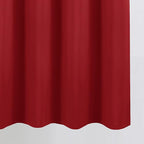 LEMOMO Bright Red Blackout Curtains 52 x 63 Inch Length/Set of 2 Curtain - Image 9