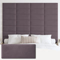 IFNOW Wall Mounted Upholstered Headboard King, 3D Peel and Stick Soundproof by IFNOW