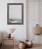 AAZZKANG Wall Mirror with Rectangle Wood Frame Large 28"x20" Rustic Decorative - Image 5