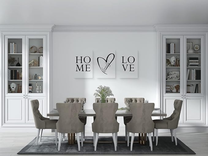 GUBIYU Home Love Wall Decor Set of 3 Prints - Image 4